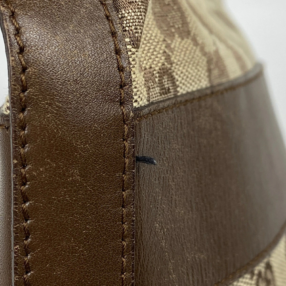 Gucci Hobo brown canvas Bag GG Shoulder